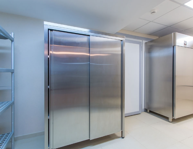 Commercial kitchen refrigeration cabinets installed by Universal Cooling